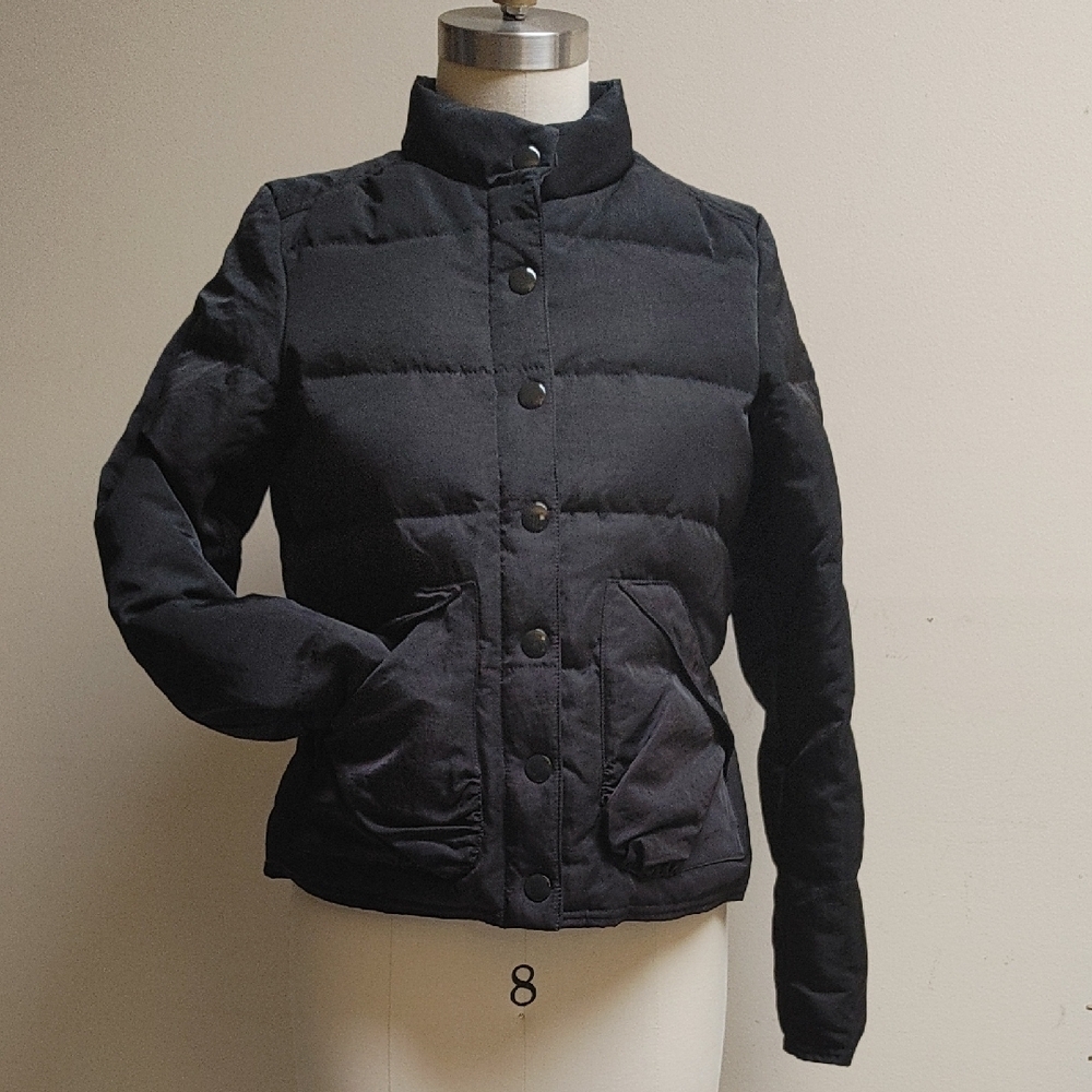 Club Monaco Black Down Jacket Size XS-S